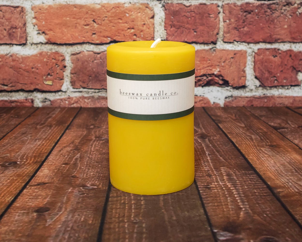 All Day USA Beeswax Pillars 4in. Diameter