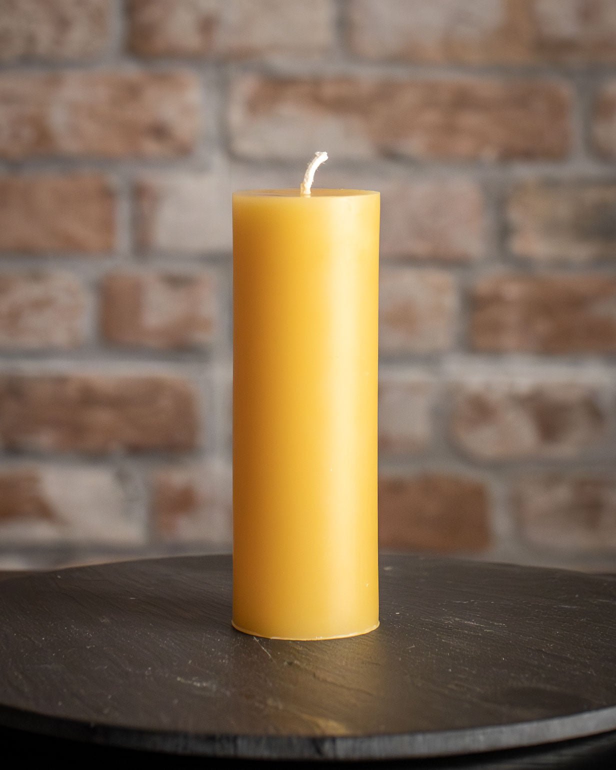 Smooth Beeswax Pillar Candles