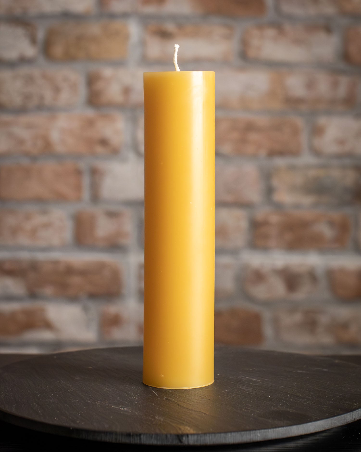 Smooth Beeswax Pillar Candles