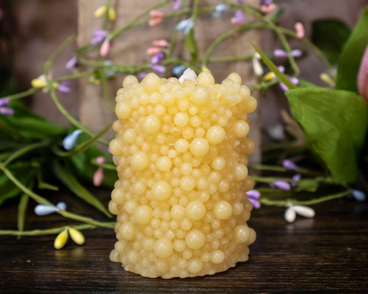 Bubble Pillar Candle