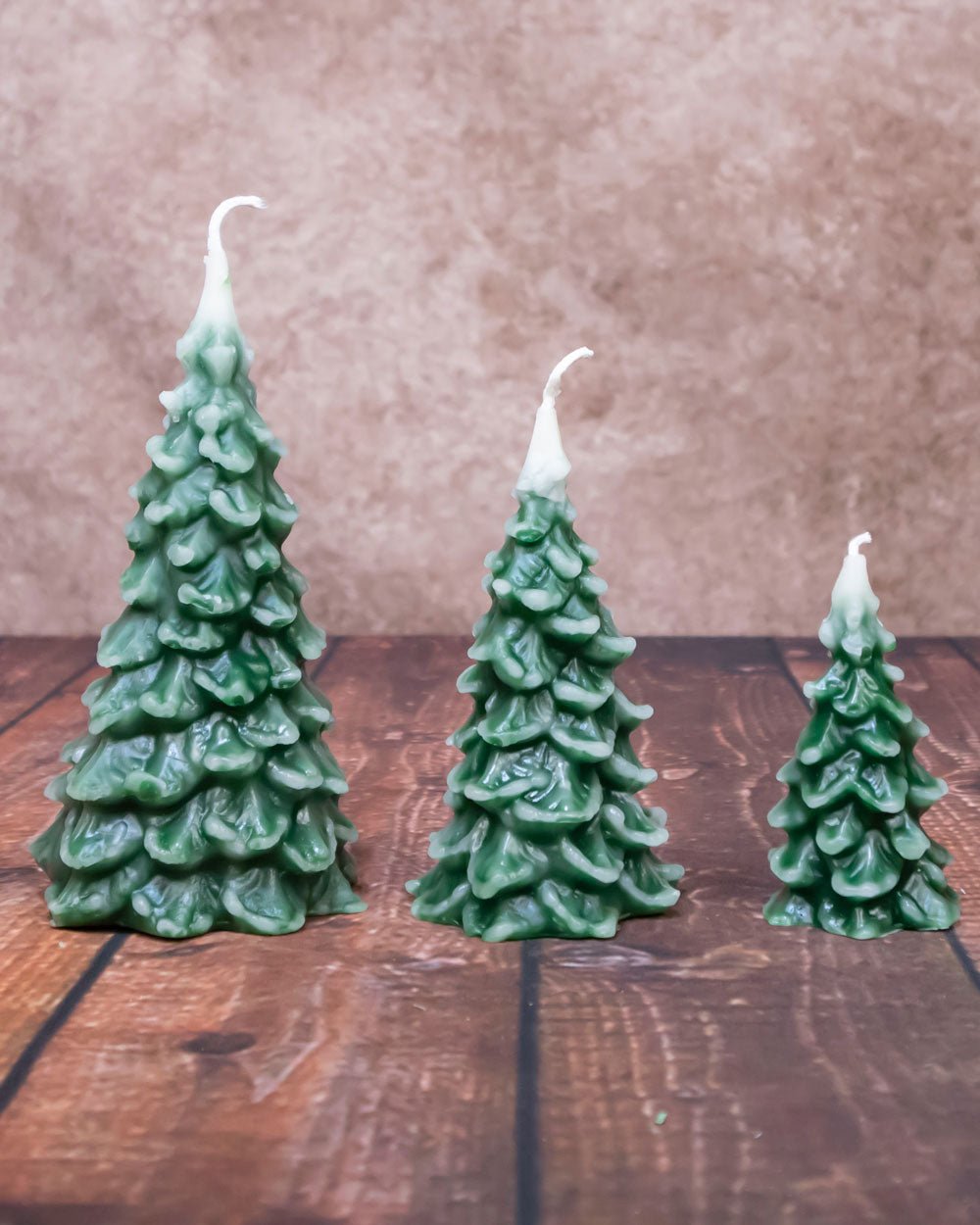 Frosted Green Pine Trees