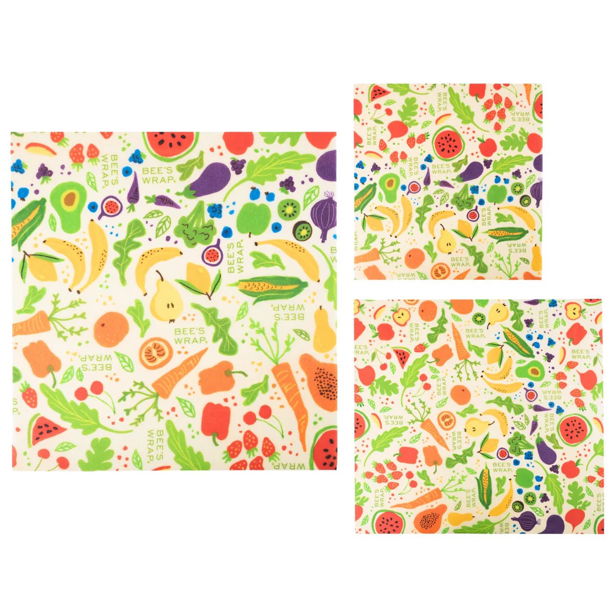 Beeswax Food Wraps Garden Party 3pk