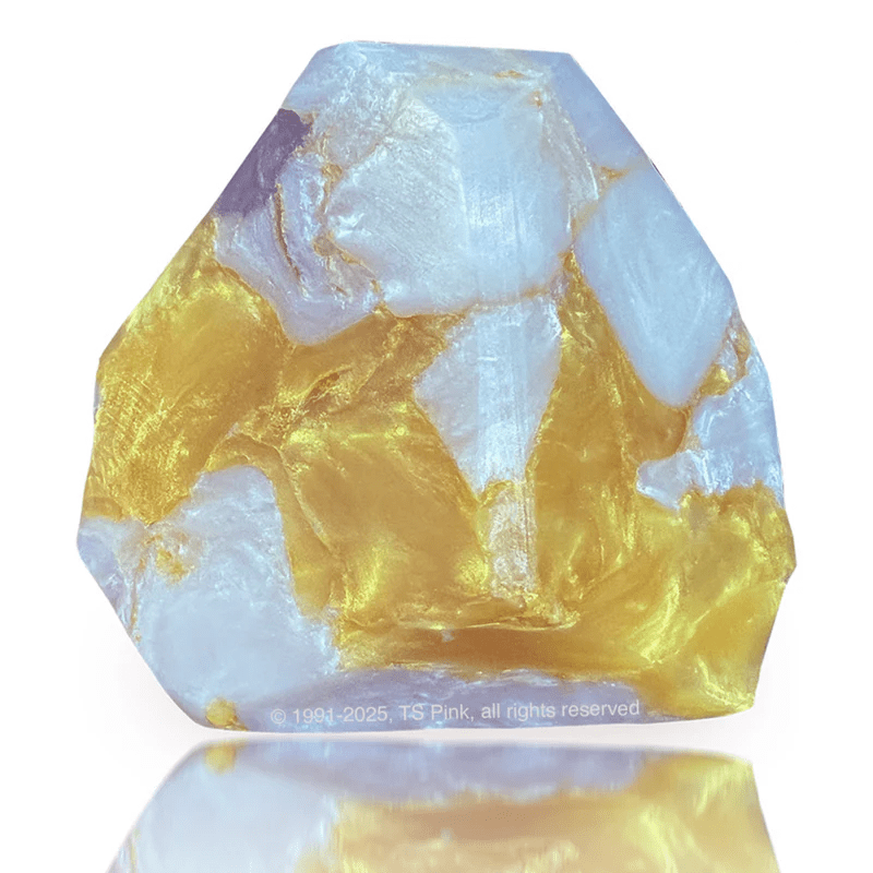 Gold in Quartz™ SoapRocks® • Gemstone Bath Soap • Buttermilk & Honey