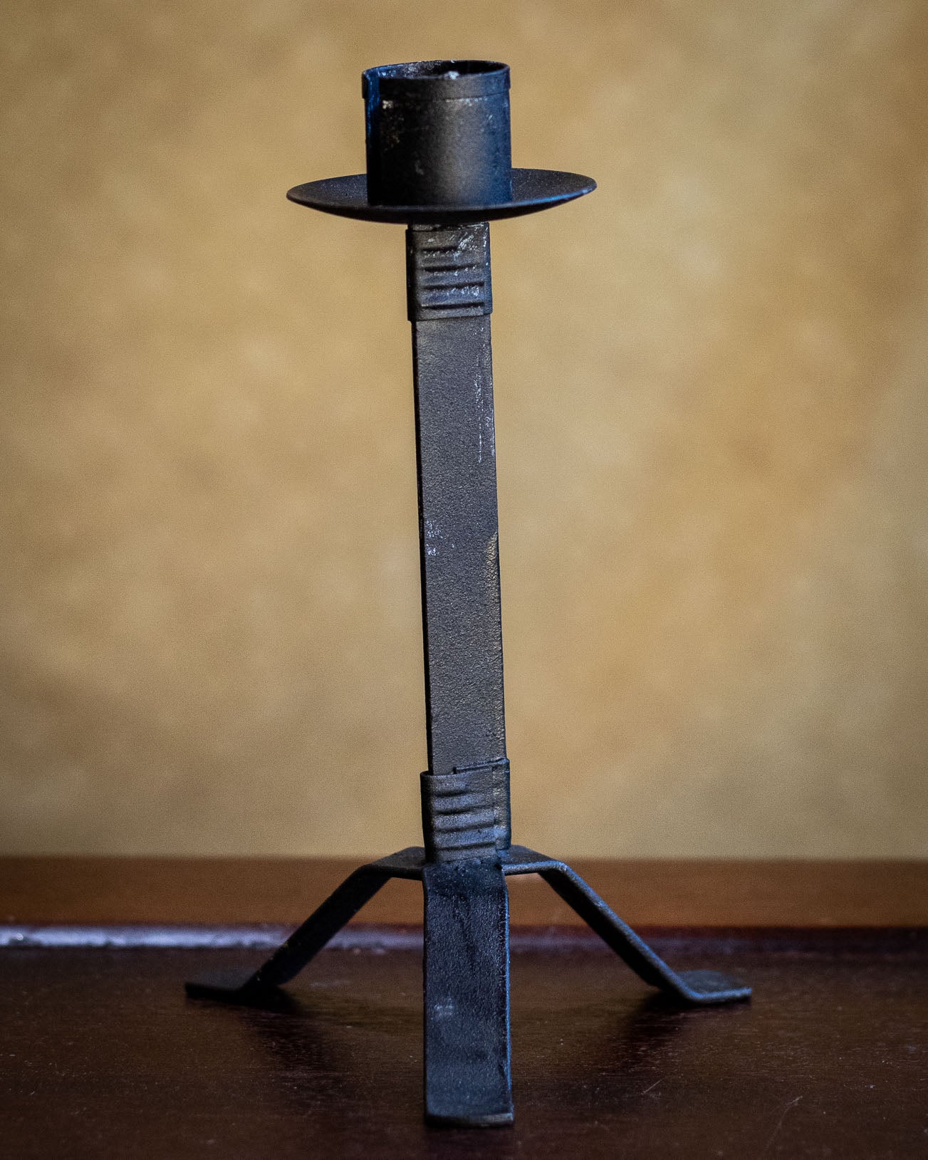 Wrought Iron Colonial Taper Candle Holder
