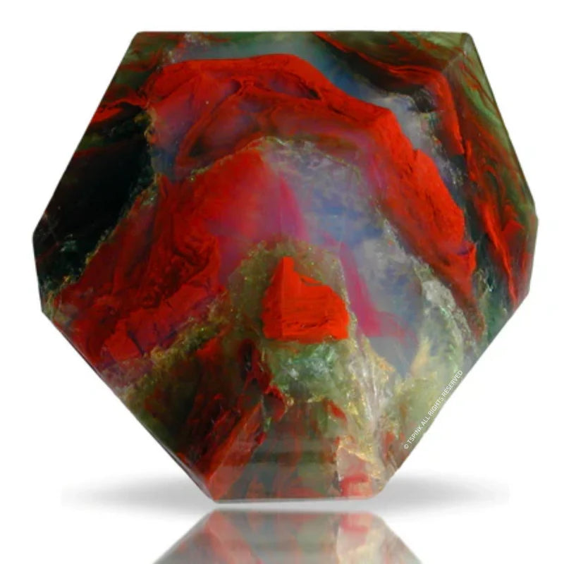 Jasper™ SoapRocks® • Gemstone Bath Soap • Almond Geranium