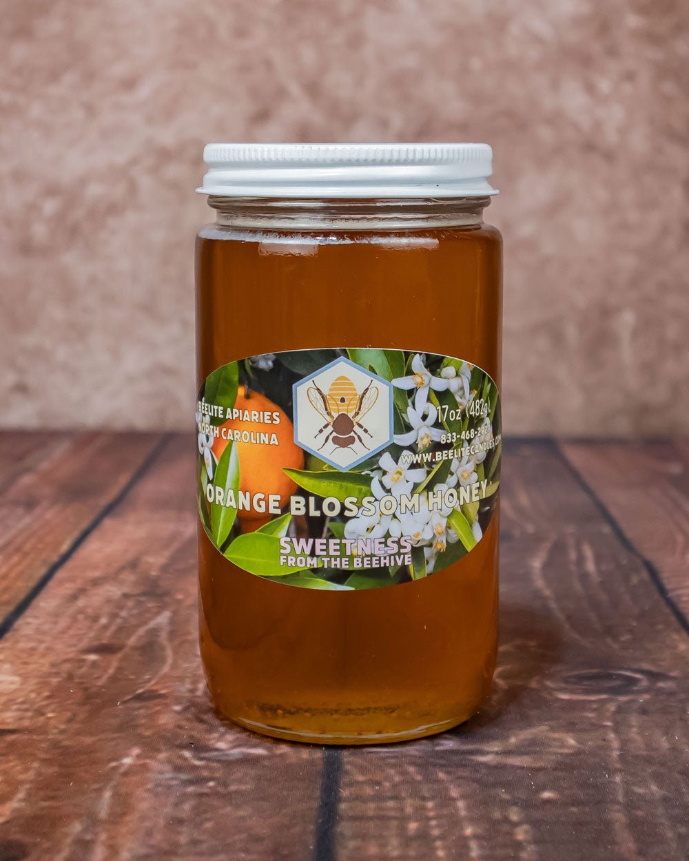Pure Orange Blossom Honey, Good for Allergies