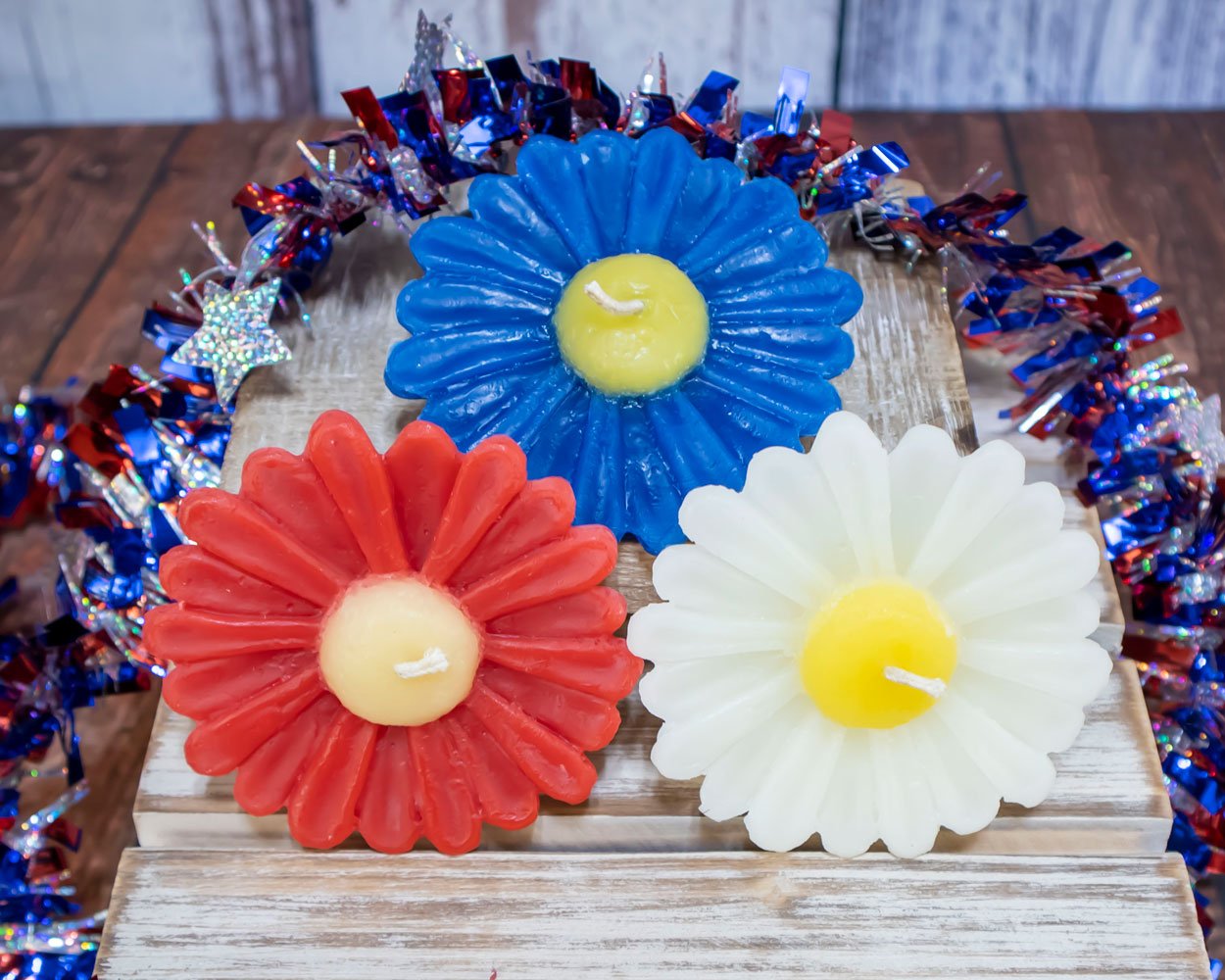 Patriotic Daisies (Set of 3)