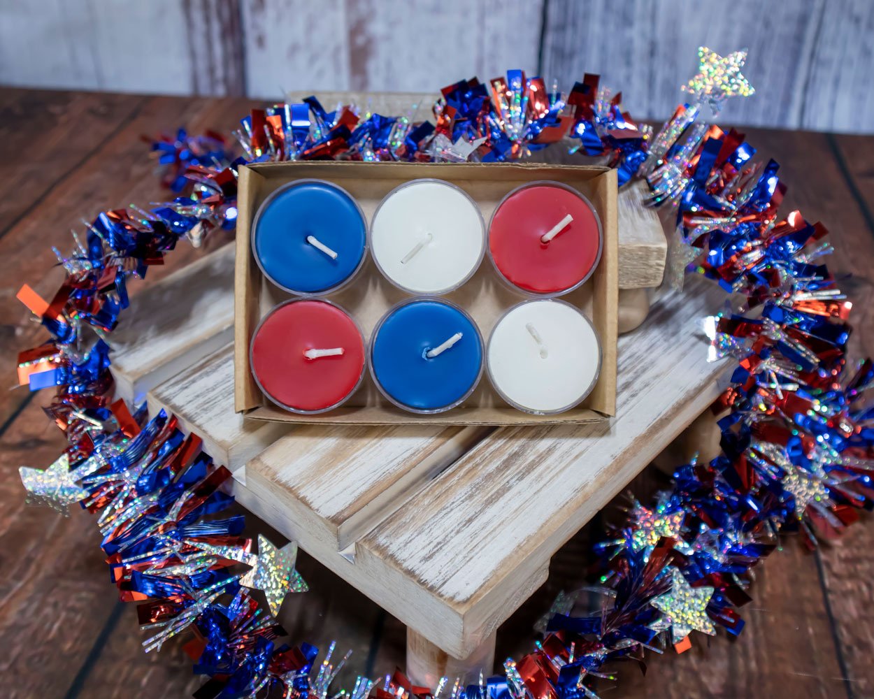 Patriotic Tea Lights