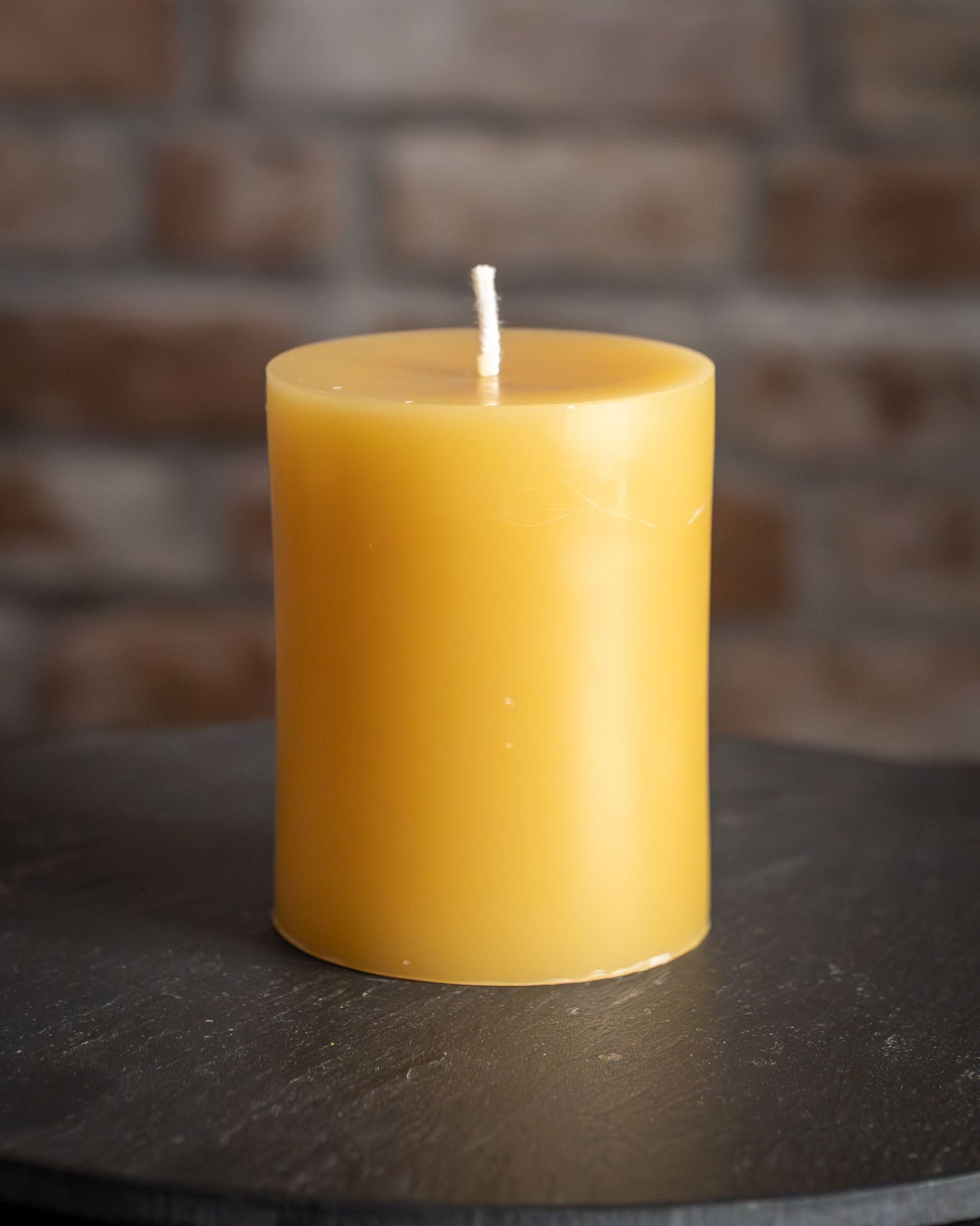 Smooth Beeswax Pillar Candles