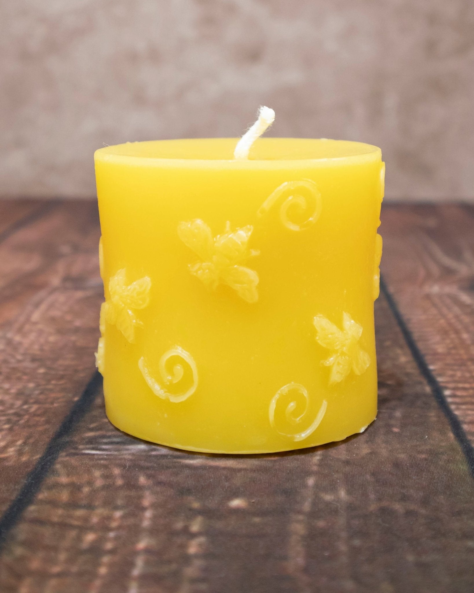 Pillar Candle with Bees