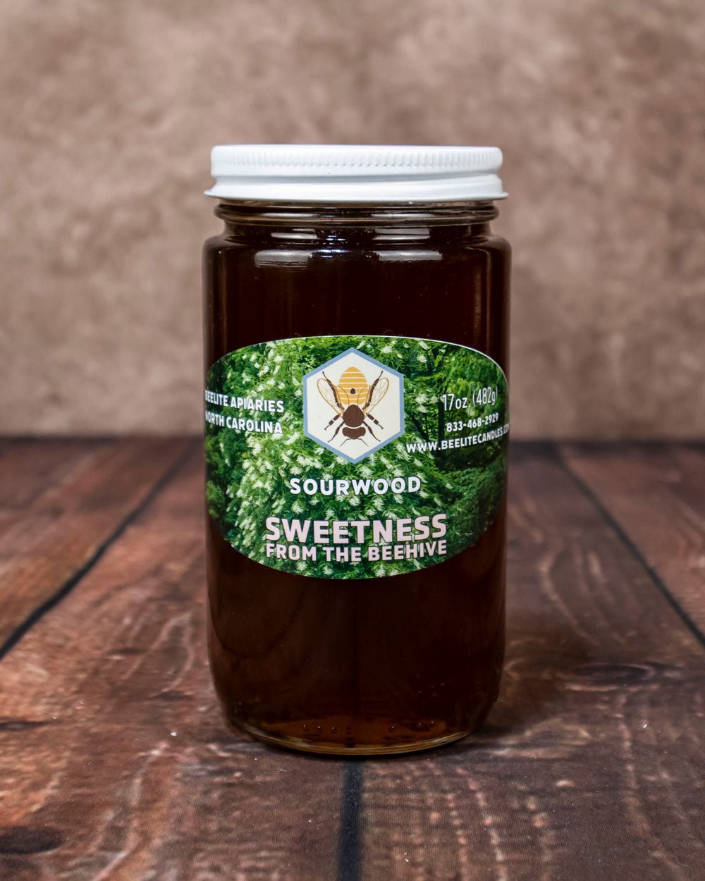 Locally made North Carolina Sourwood / Wildflower Honey