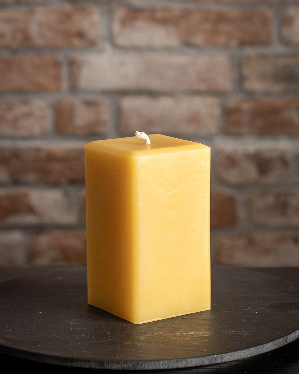 Square Pure Beeswax Pillars