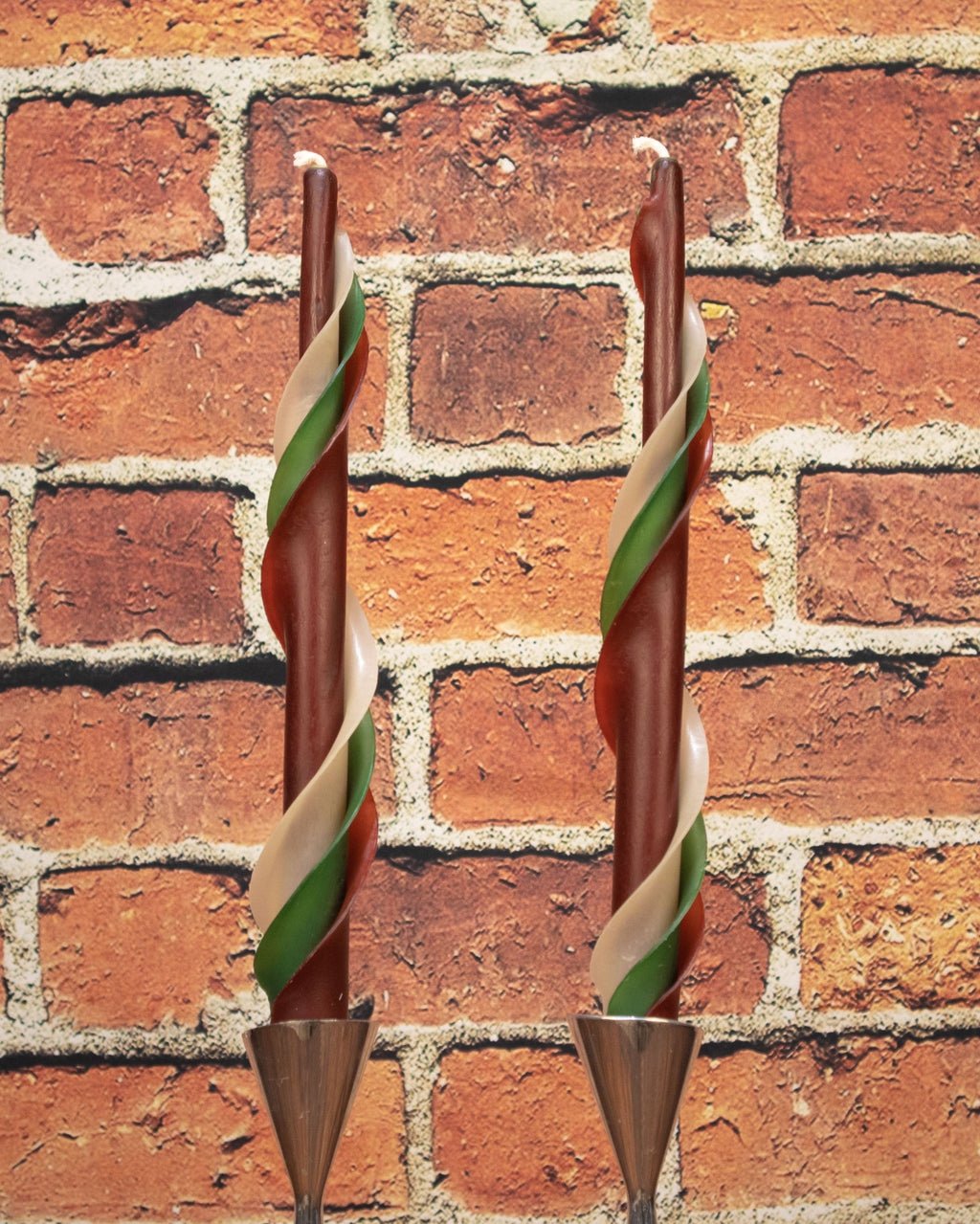 Triple Spiral Christmas Taper
