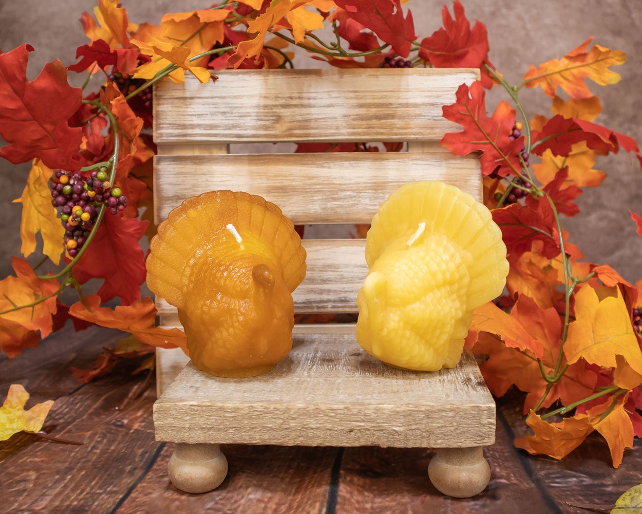Beeswax Turkey Candle