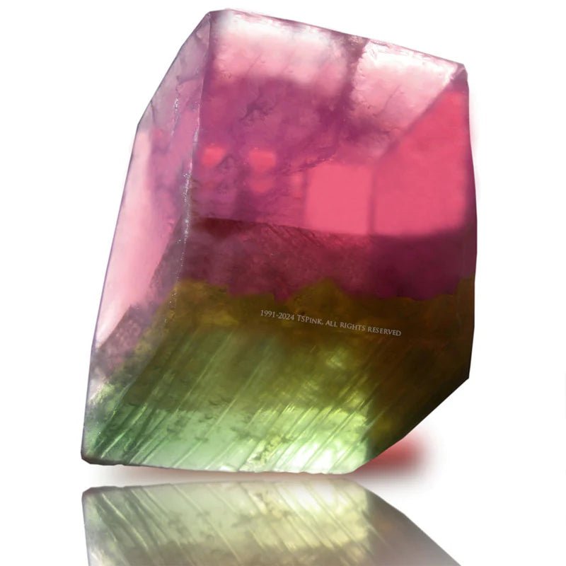 Watermelon Tourmaline™ SoapRocks® • Gemstone Bath Soap • Fresh Watermelon