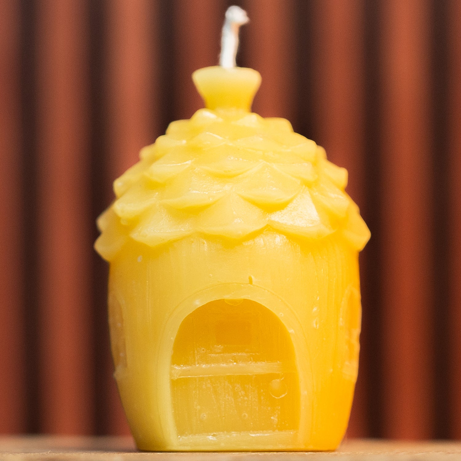 Beelite Fairy Home candle mold showing door and window design