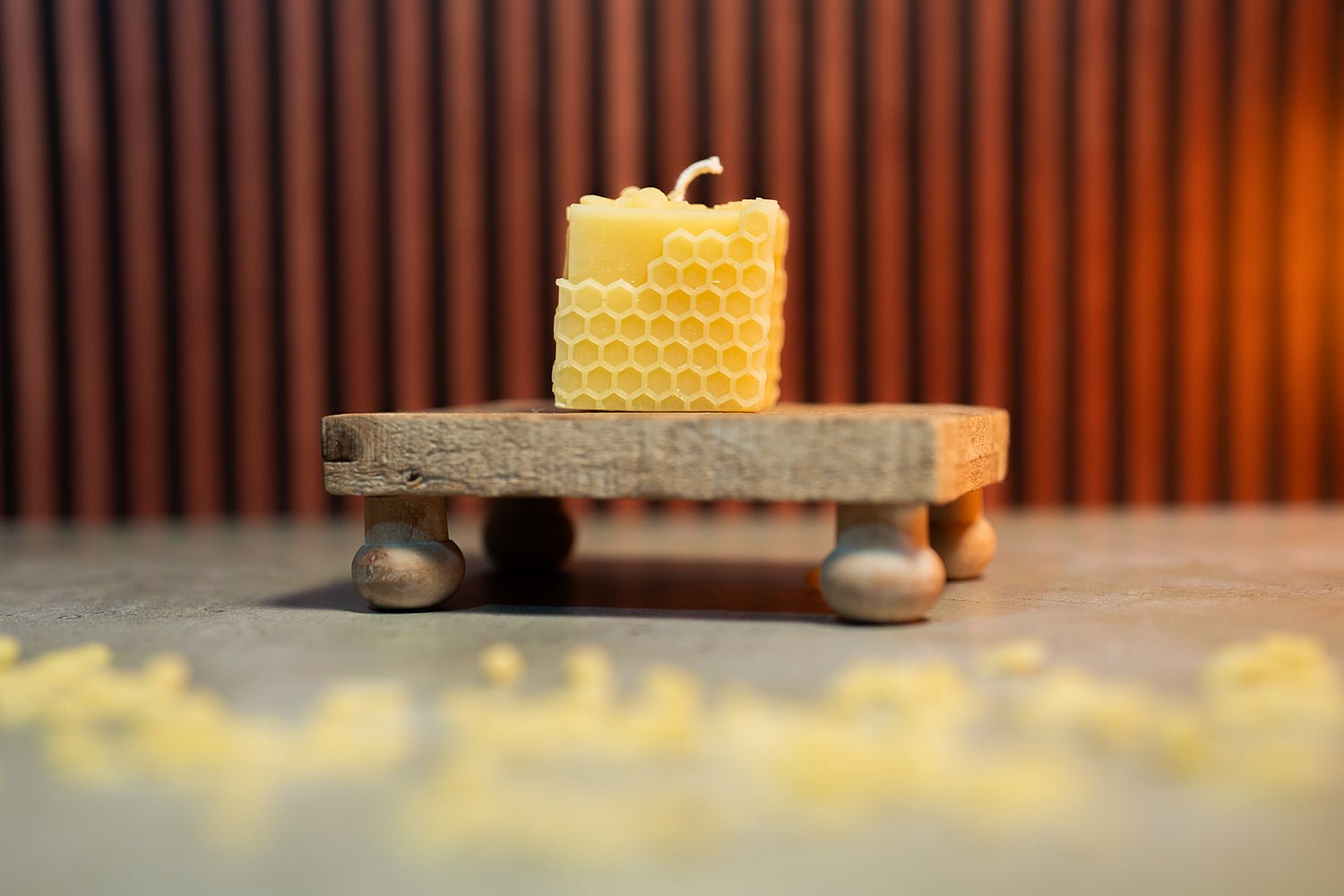 Hex Bee Mold showing bee and honeycomb texture details