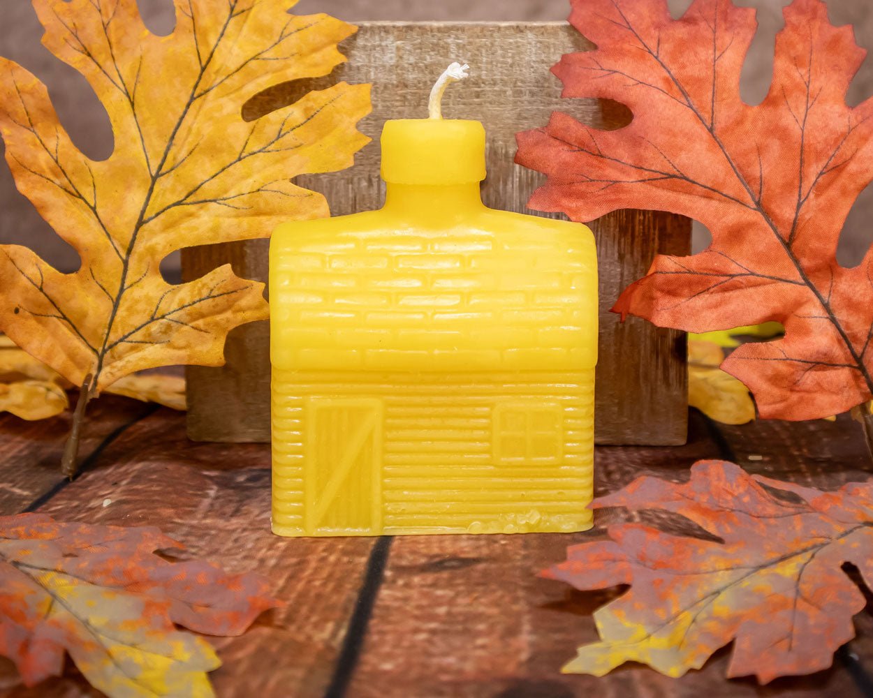 Unique Beeswax Log Cabin