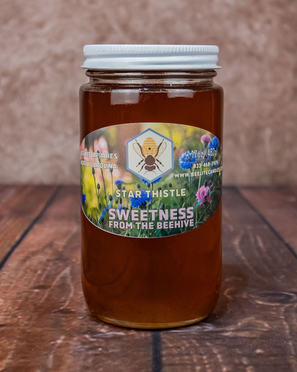 Natural Star Thistle Honey, good for allergies