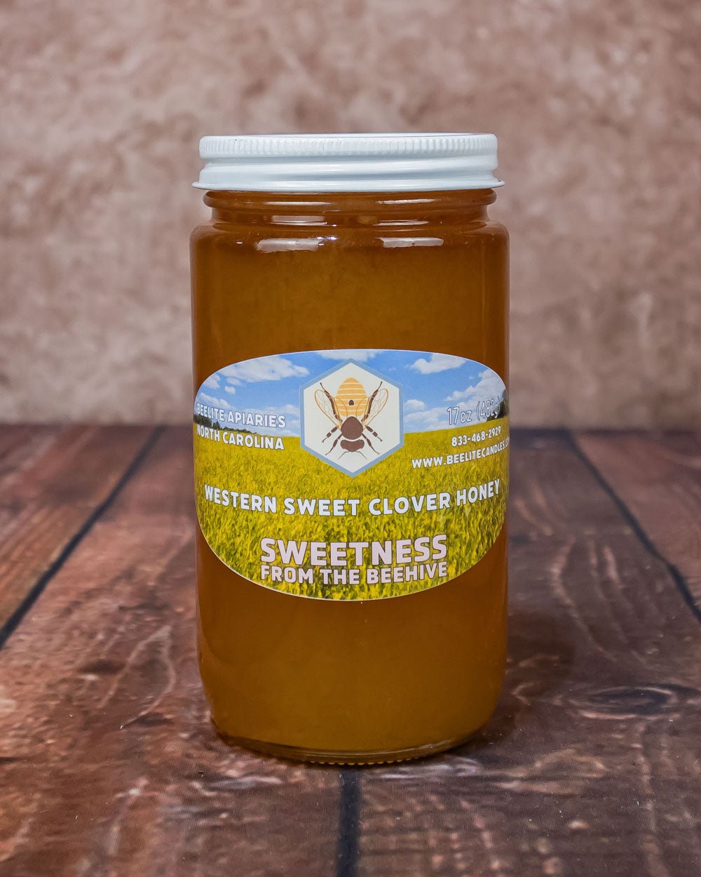 Western Sweet Clover Pure Honey, Good for Allergies