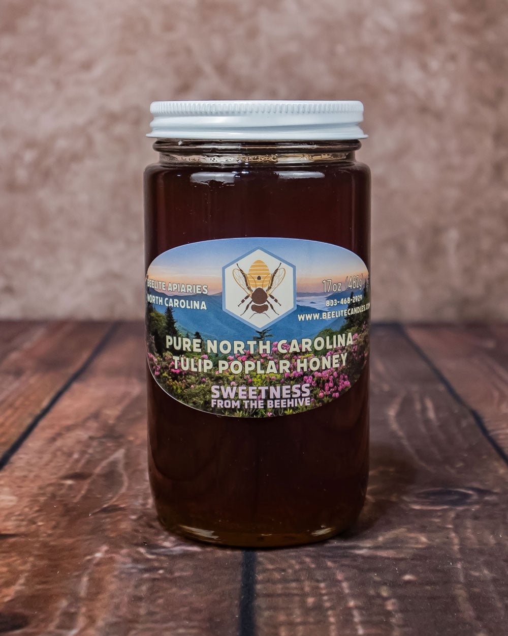 Local North Carolina Tulip Poplar, Natural Honey