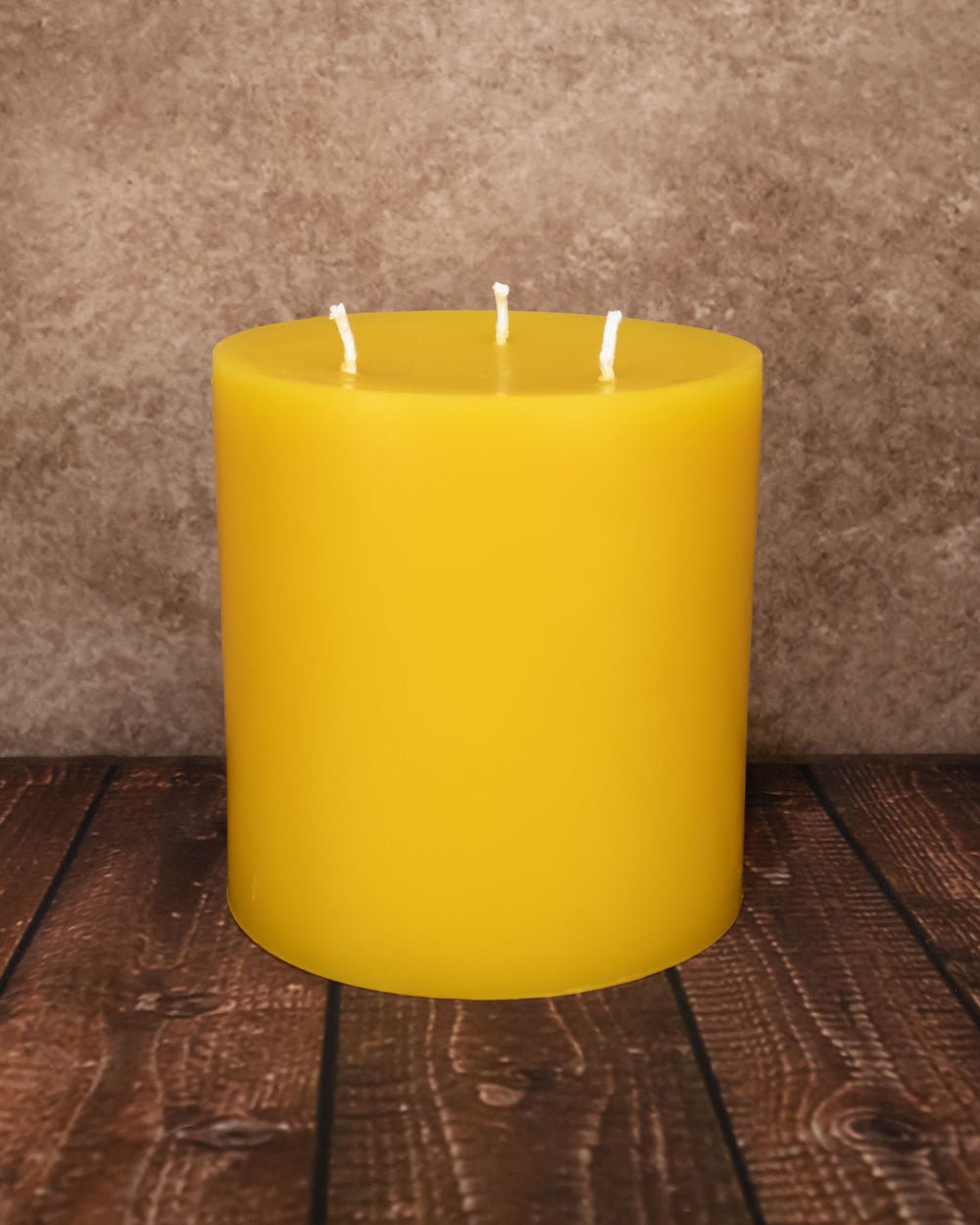 6 inch diameter 100% Pure Beeswax pillar candles