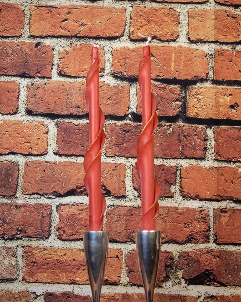 Beeswax Gold-edge Double Spiral