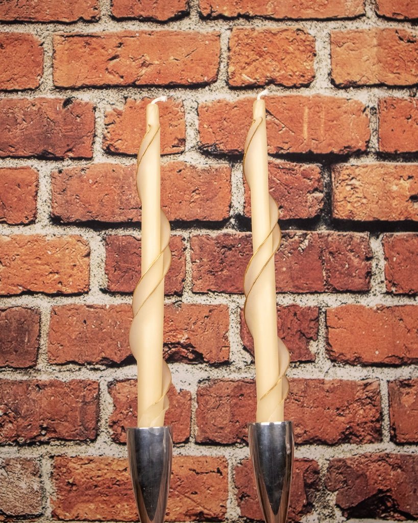 Beeswax Gold-edge Double Spiral