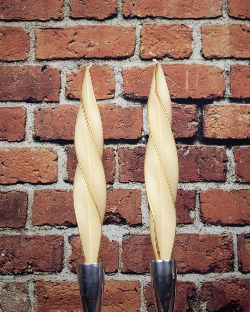 Beeswax Gold-edge Feathered Twist