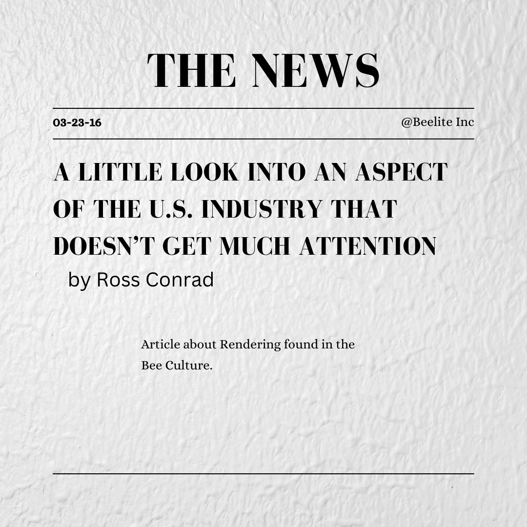 Article in the Bee Culture-Beelite Candles