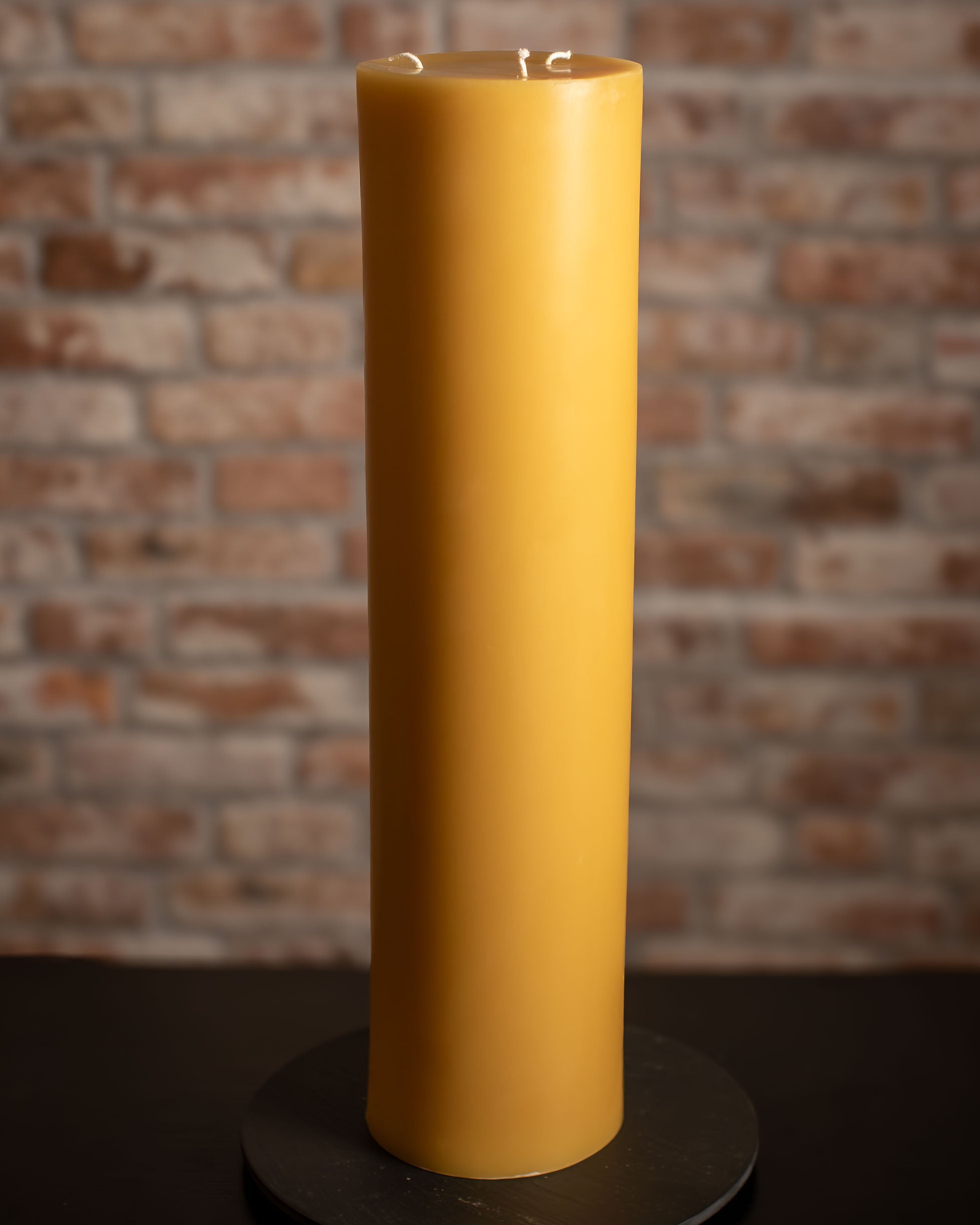 6 inch diameter 100% Pure Beeswax pillar candles