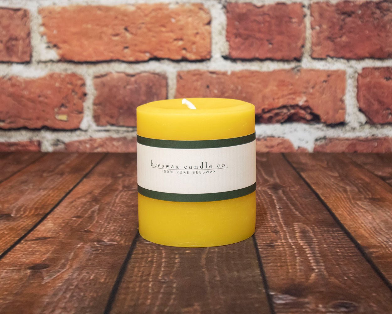 All Day USA Beeswax Pillars 4in. Diameter