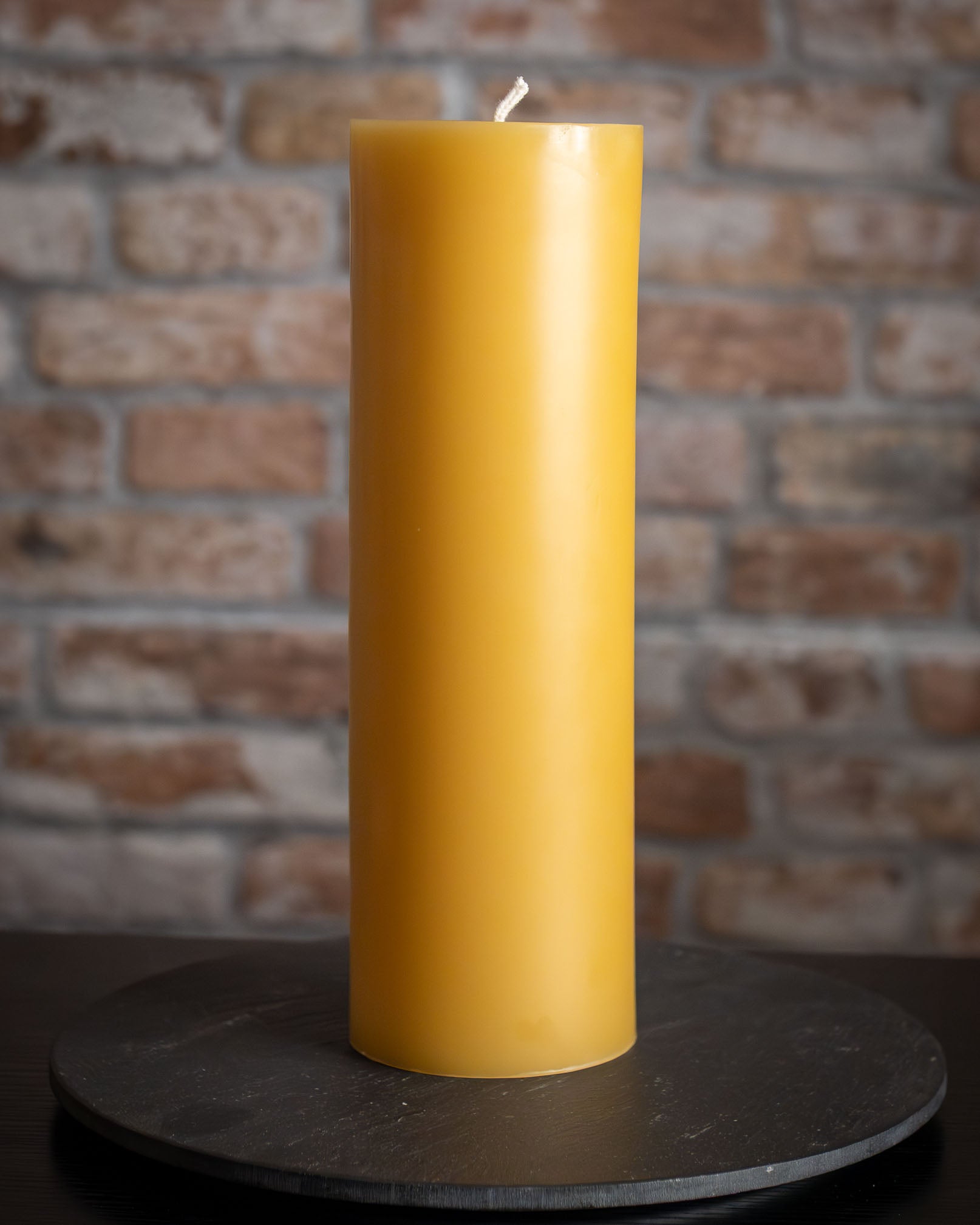 Smooth Beeswax Pillar Candles