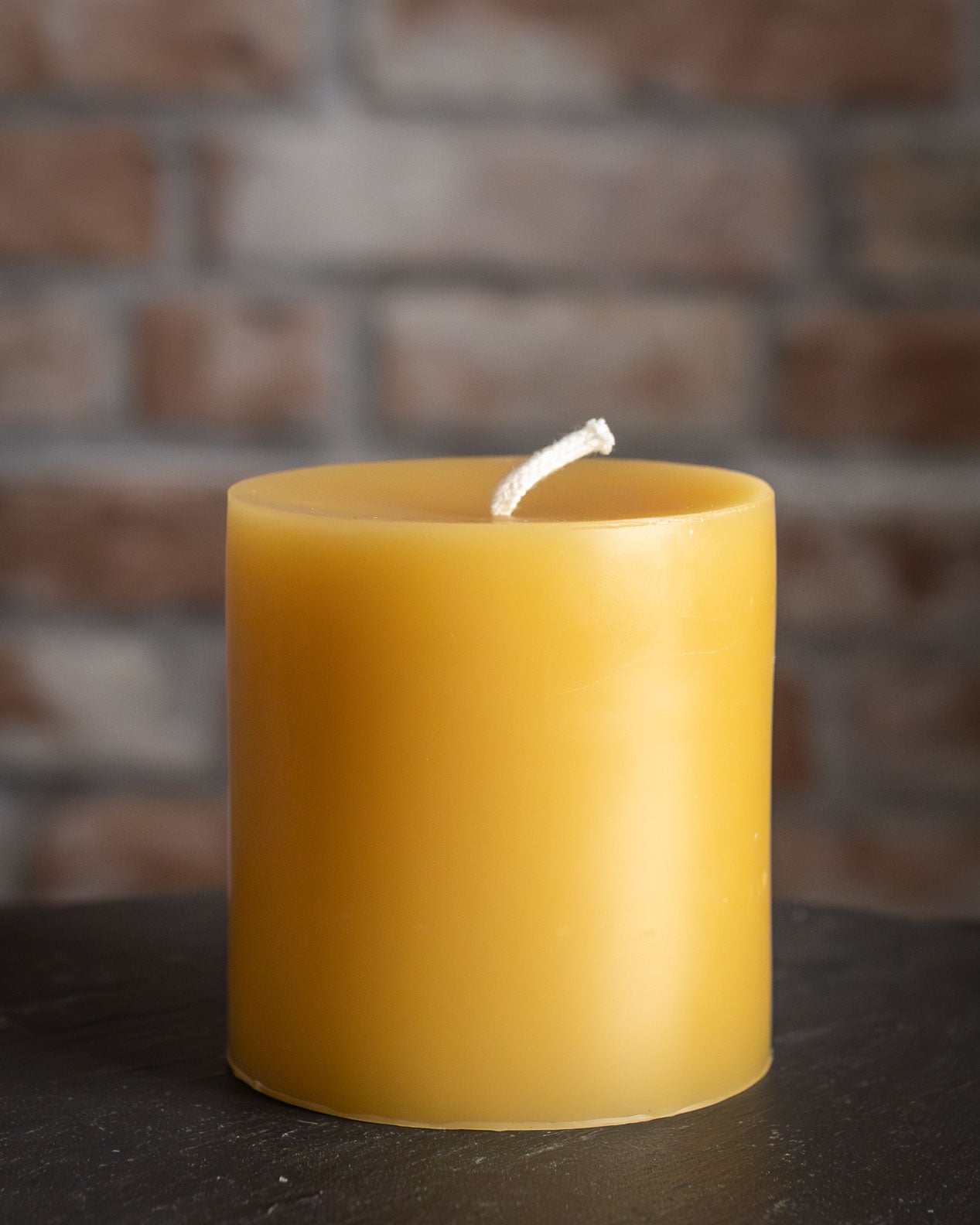 Smooth Beeswax Pillar Candles