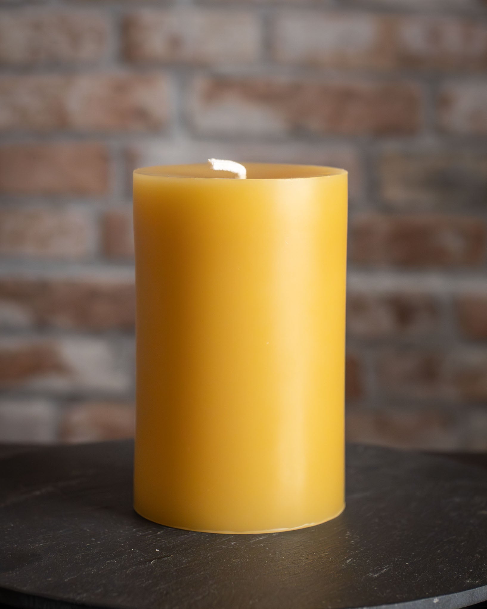 Smooth Beeswax Pillar Candles