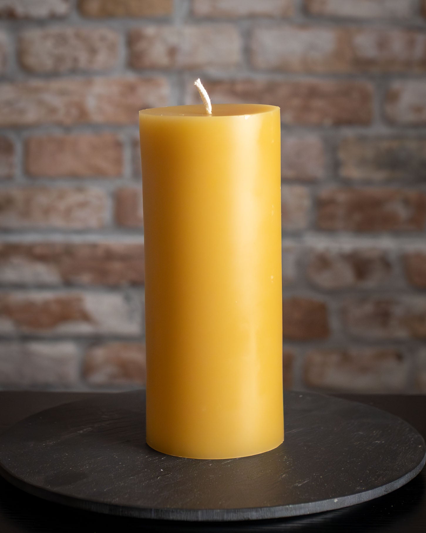 Smooth Beeswax Pillar Candles