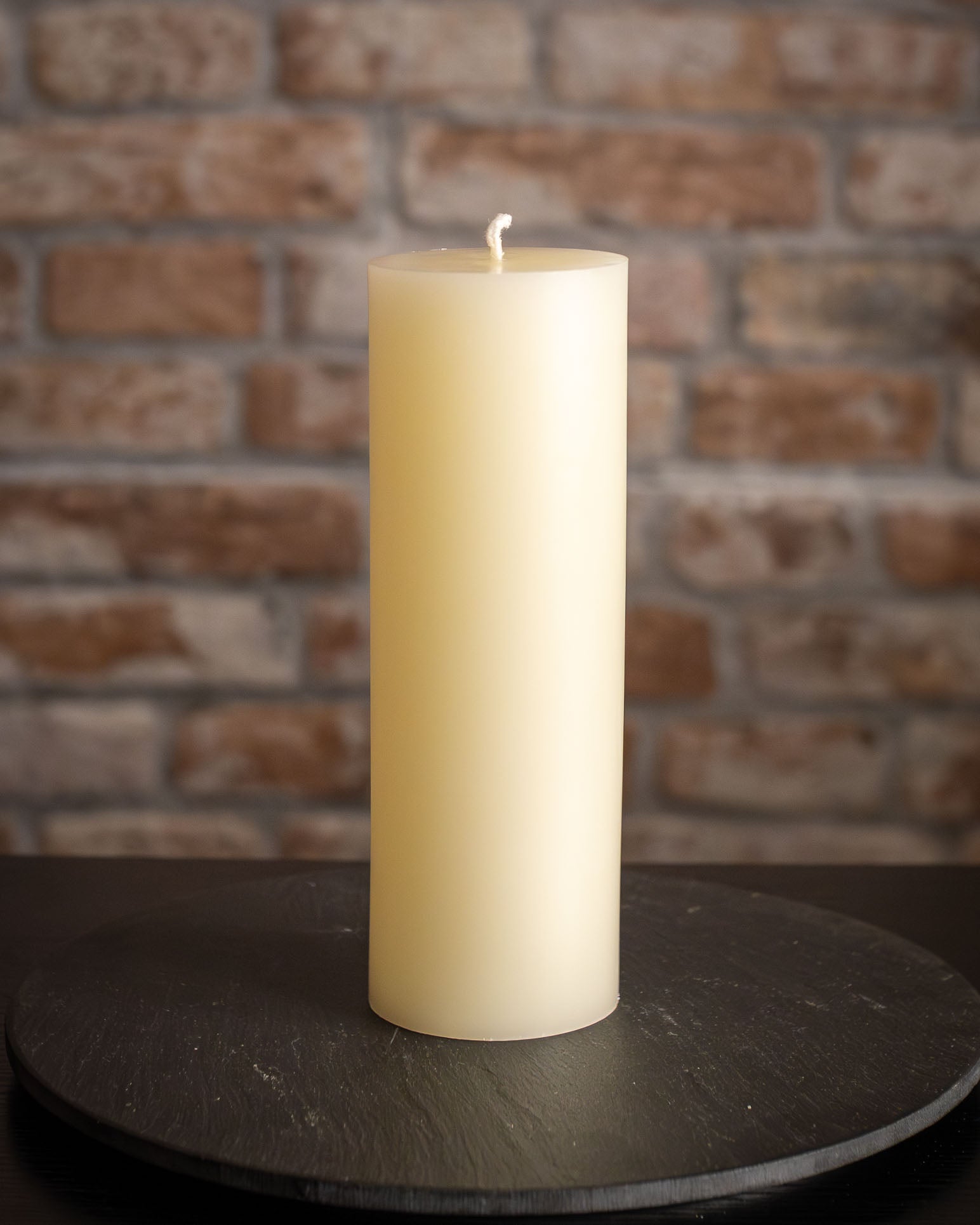 Smooth Beeswax Pillar Candles