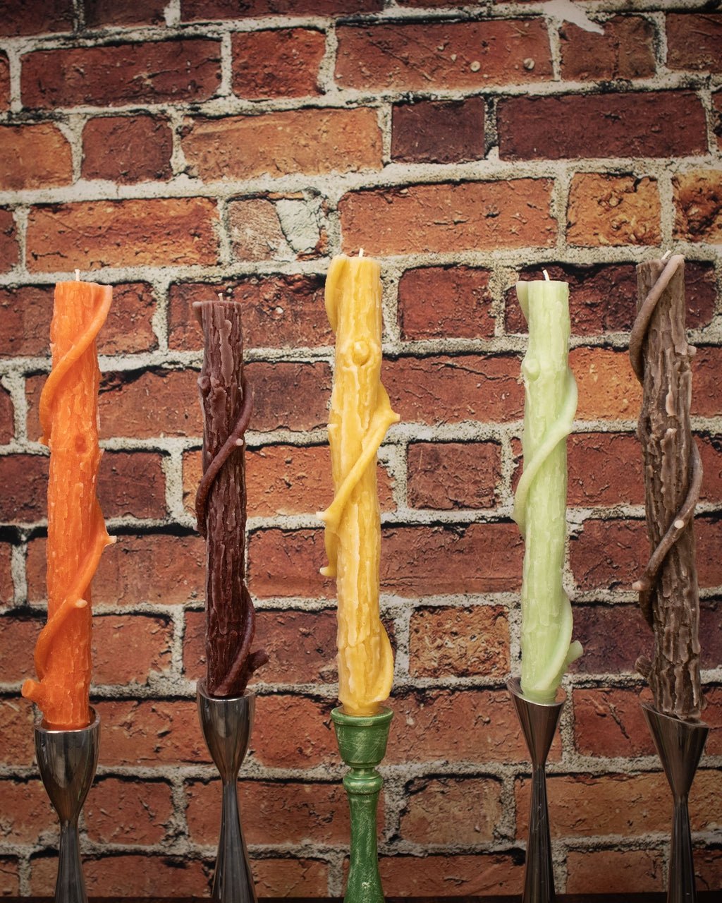 Bittersweet Oak Stick Candles