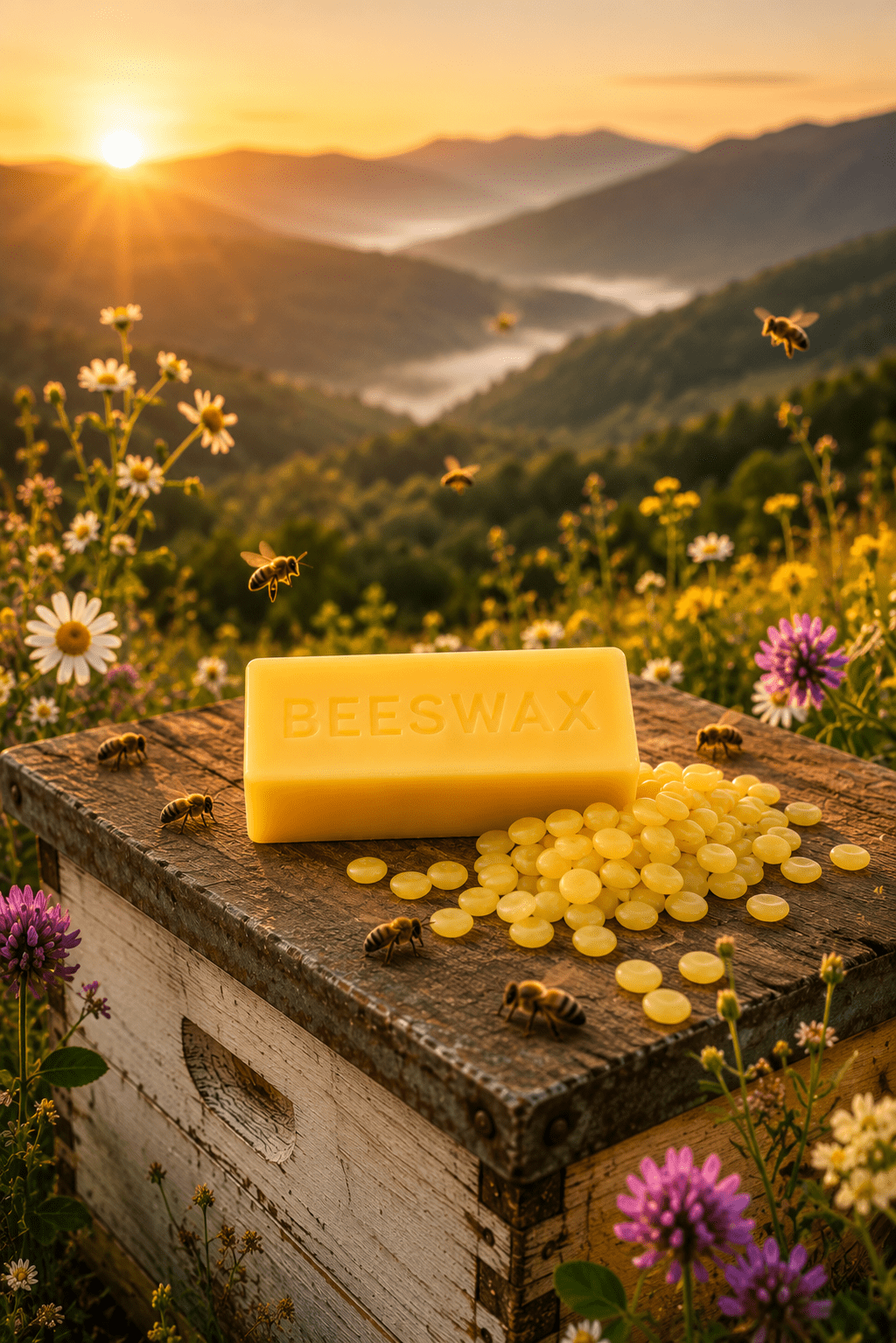 1oz and 2oz 100% Pure Beeswax bars great for small projects