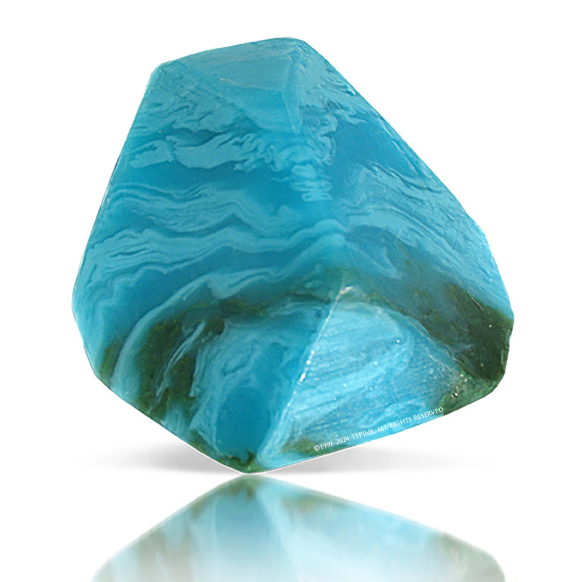 Chrysocolla™ SoapRocks® • Gemstone Bath Soap • Ocean Mist