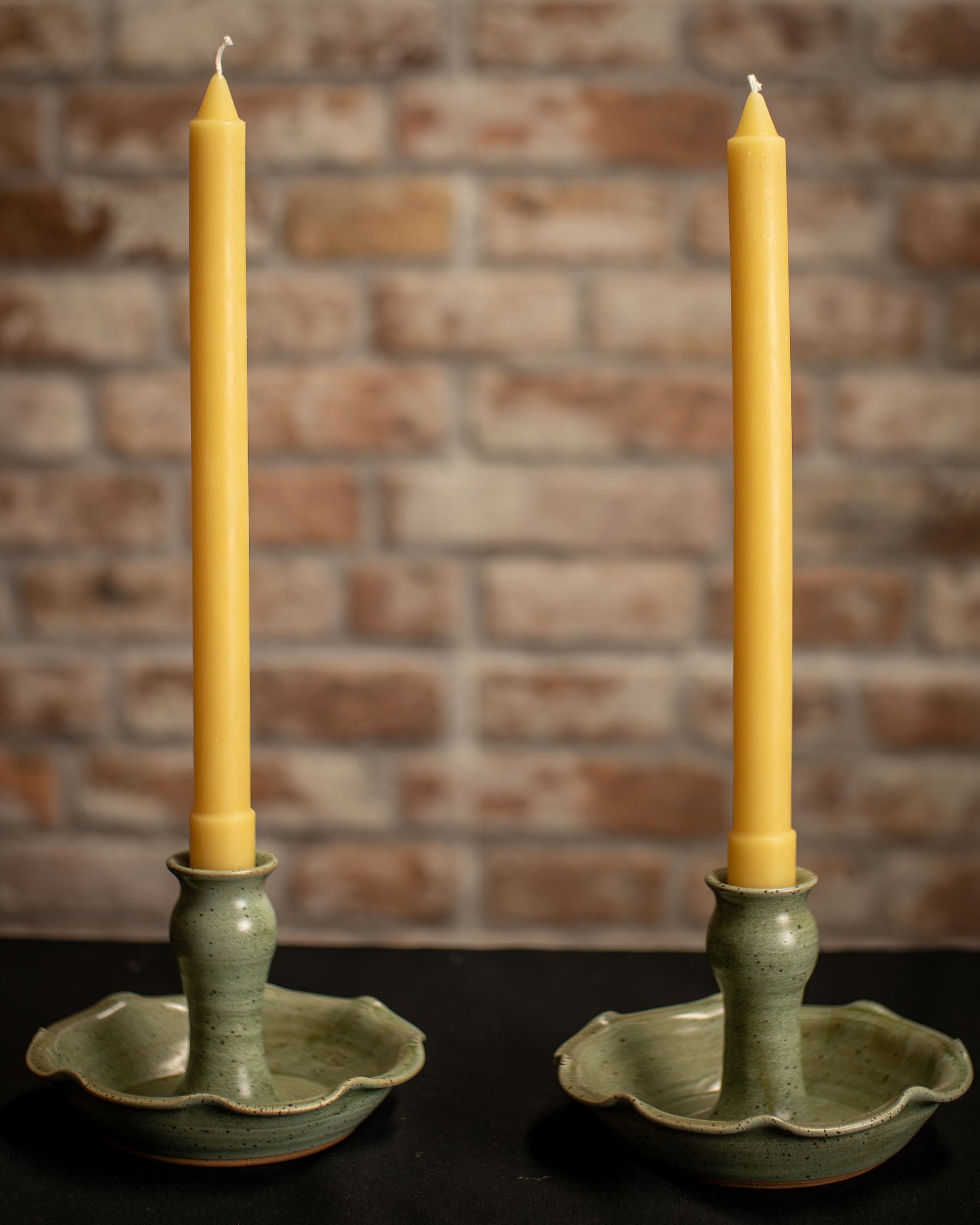 Beeswax Colonial Tapers (Pair)