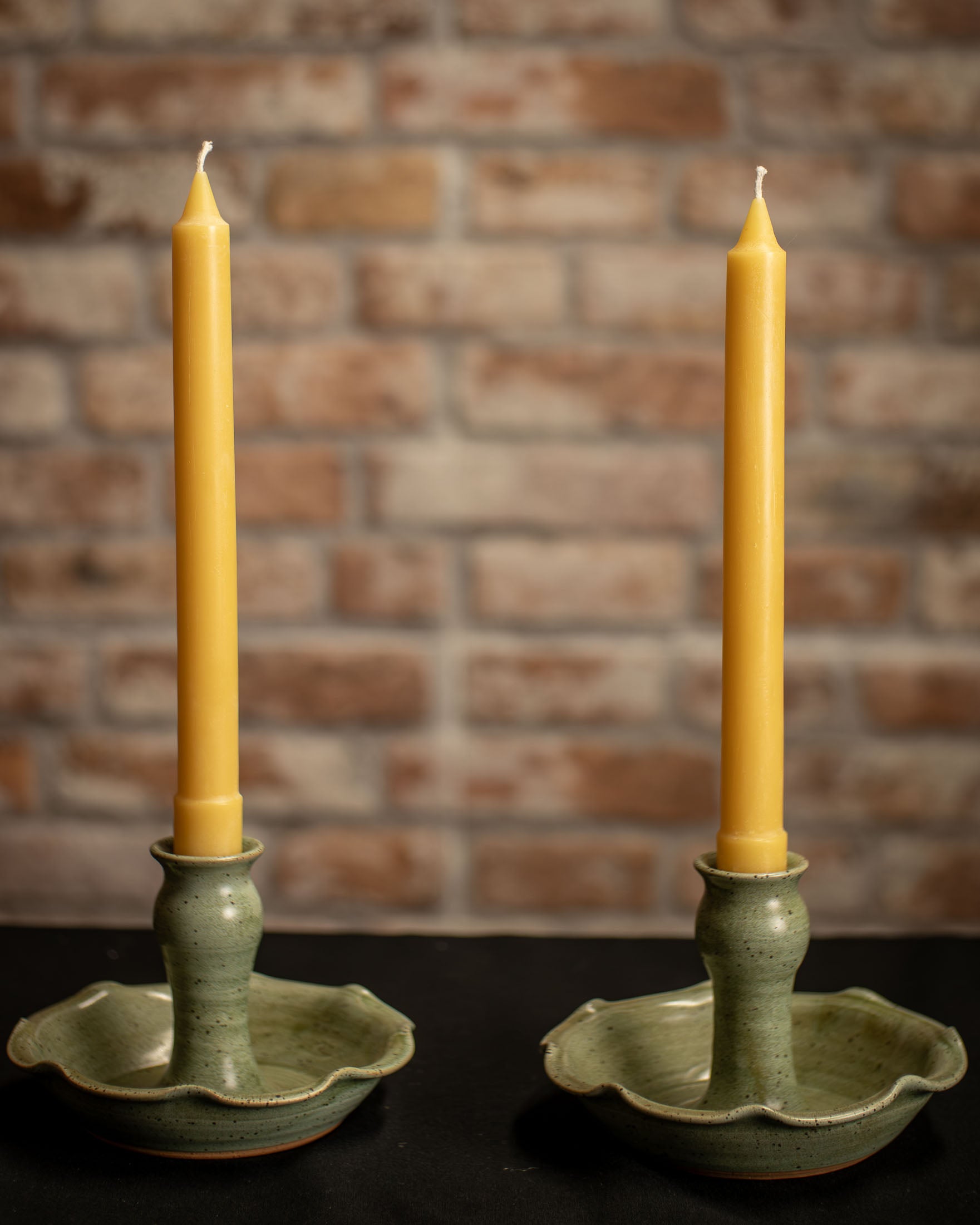 Beeswax Colonial Tapers (Pair)