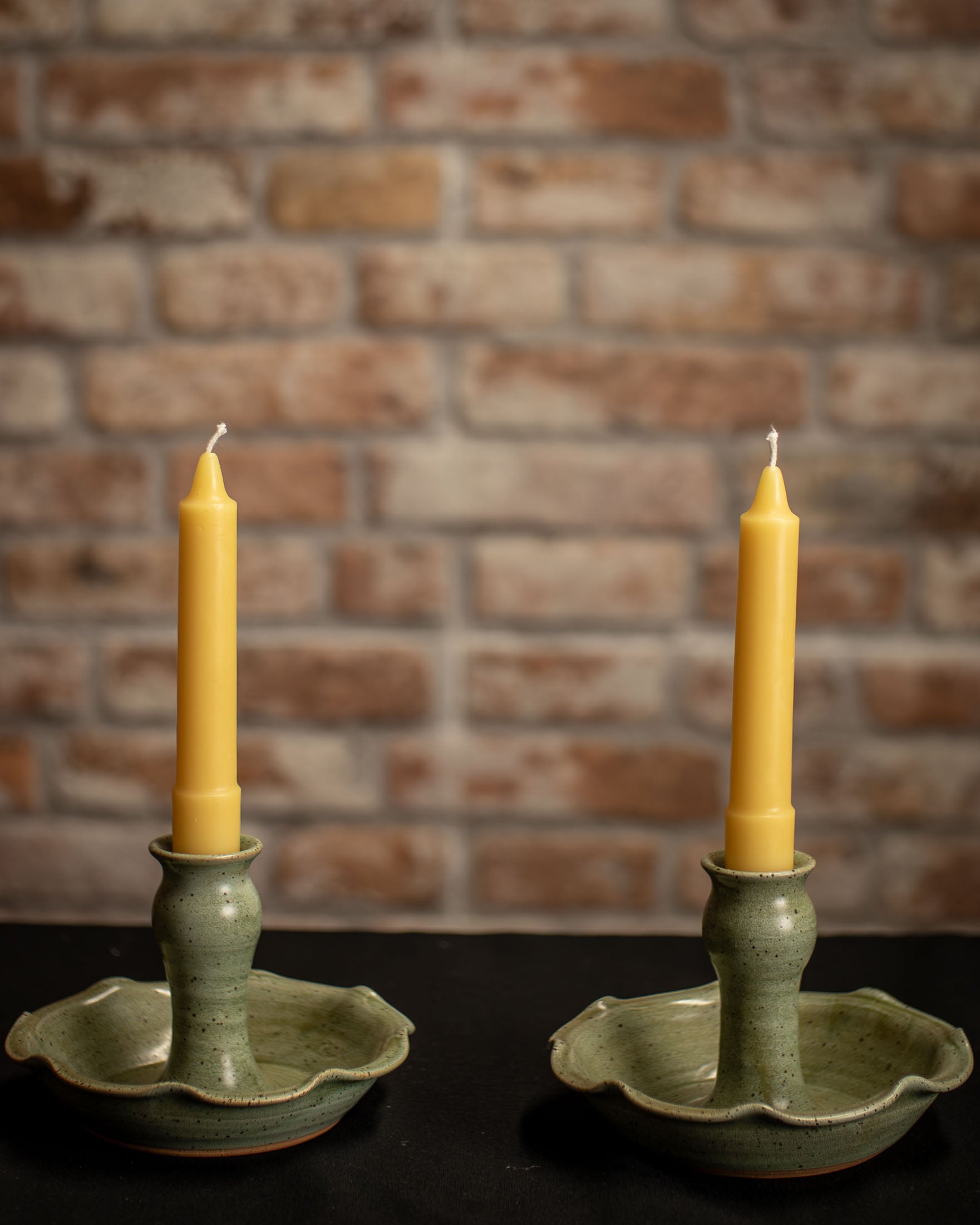 Beeswax Colonial Tapers (Pair)