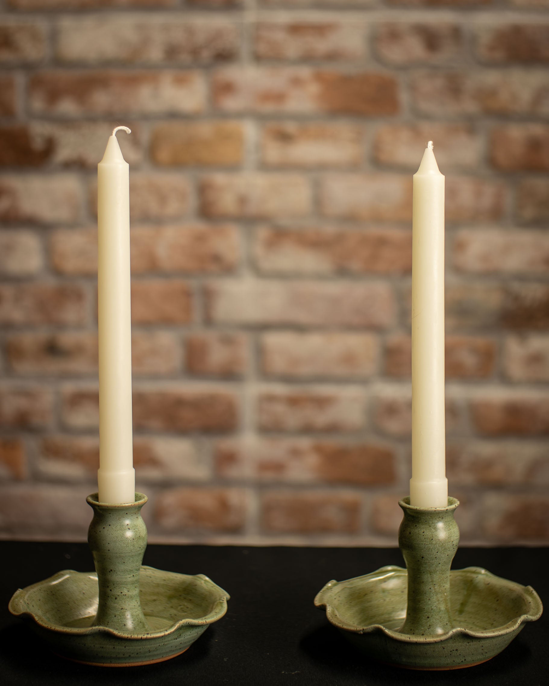 Beeswax Colonial Tapers (Pair)
