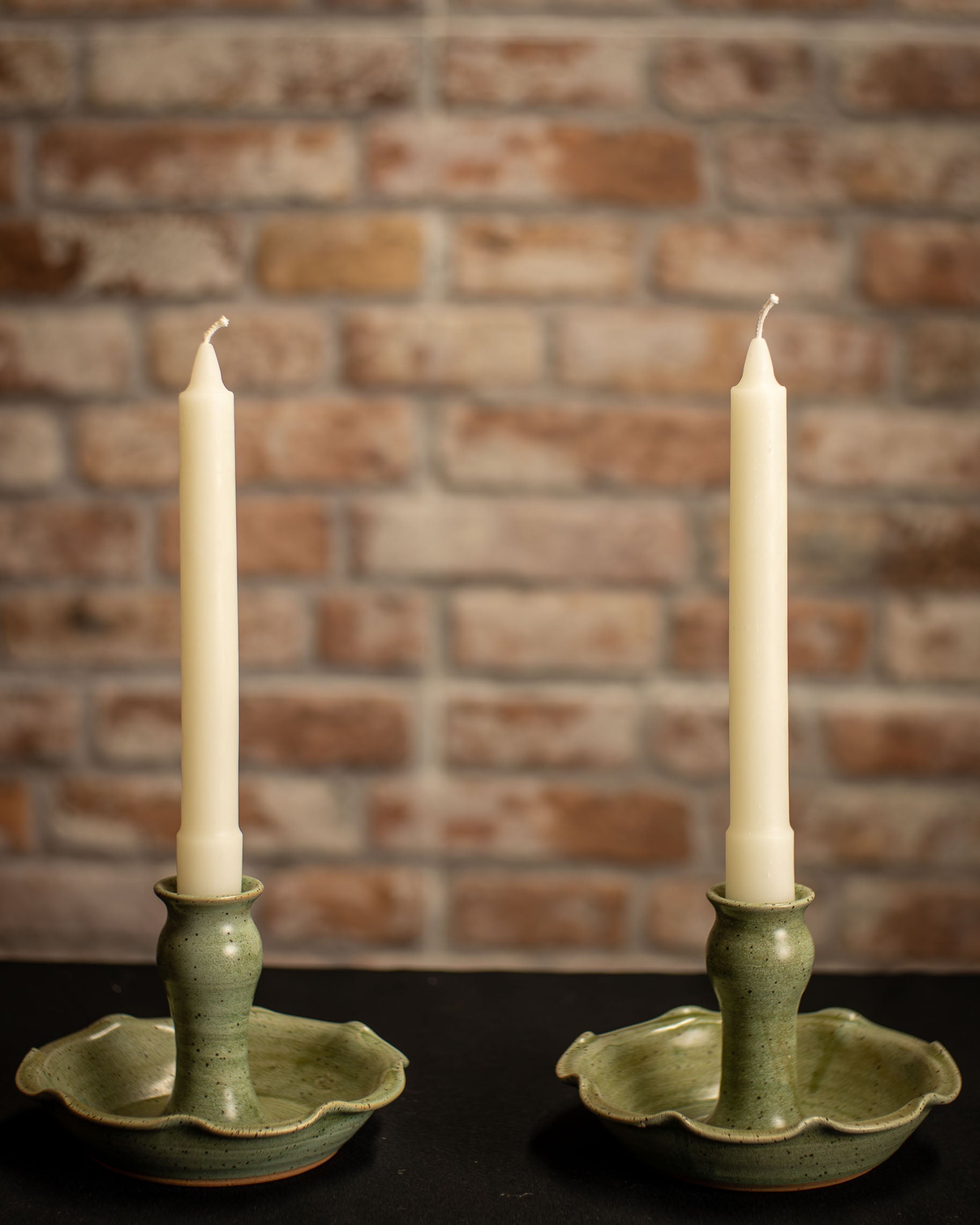 Beeswax Colonial Tapers (Pair)