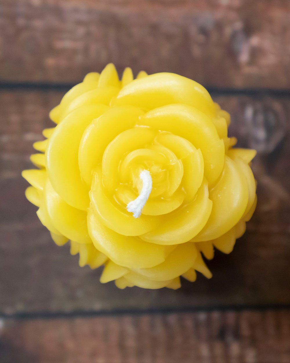 Fading Rose Pillar Candle