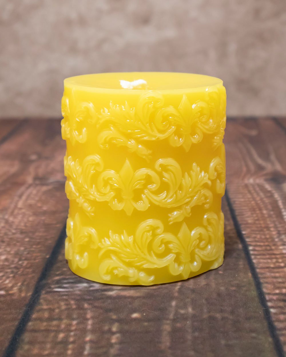 Fleur-de-lis Pillar Candle