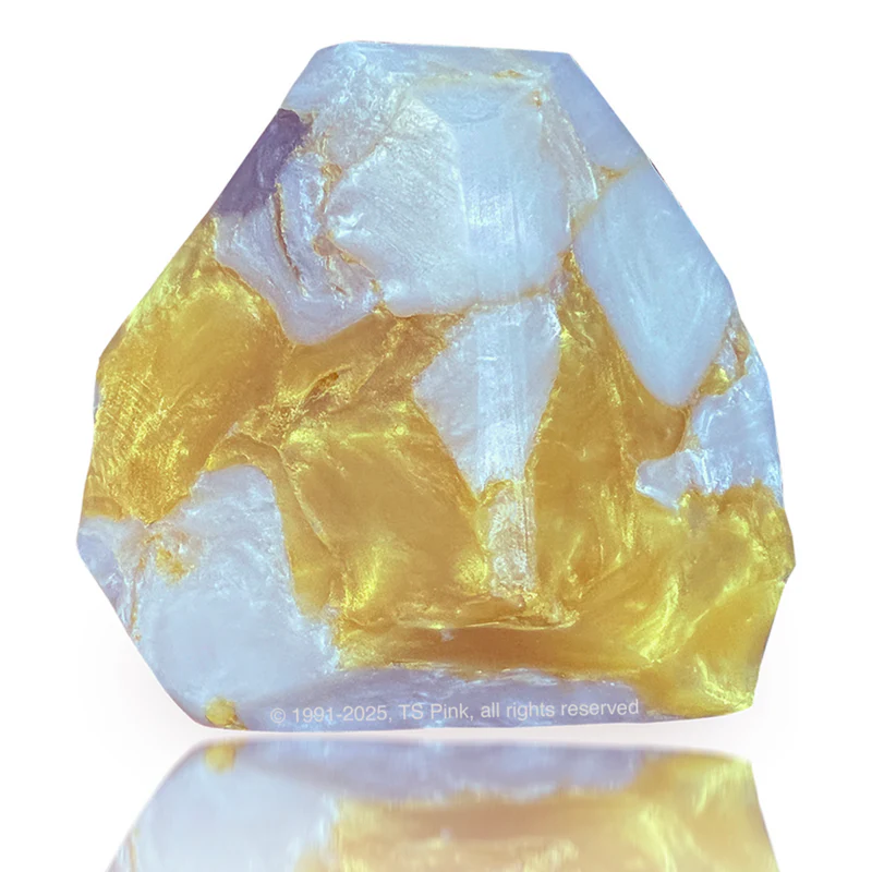 Gold in Quartz™ SoapRocks® • Gemstone Bath Soap • Buttermilk & Honey