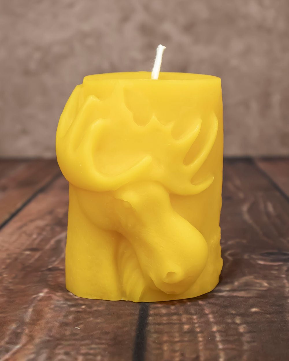 Beeswax Moose Pillar Candle charming home decor