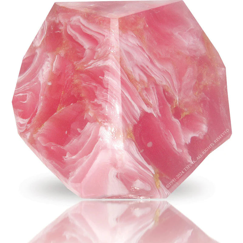 Rhodochrosite™ SoapRocks® • Gemstone Bath Soap • Cranberry Lotus